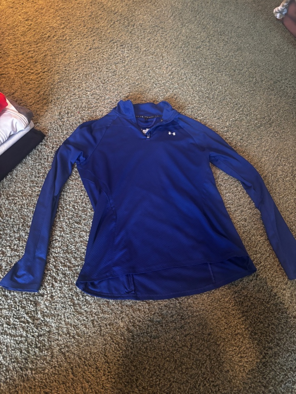 Under Armour Women's Long-Sleeve Quarter-Zip Top - Royal Blue
